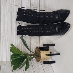 Stuart Weitzman Black Heeled Boots